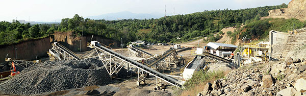 河卵石制砂生產(chǎn)線(xiàn)客戶(hù)現(xiàn)場(chǎng)